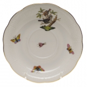 Herend Rothschild Bird Tea Saucer - Motif 04 6"D