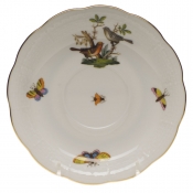 Herend Rothschild Bird Tea Saucer - Motif 05 6"D