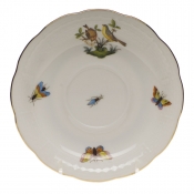 Herend Rothschild Bird Tea Saucer - Motif 07 6"D