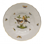 Herend Rothschild Bird Rim Soup - Motif 09 9.5"D