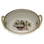 Herend Basket with Handles - Birds