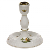 Herend Rothschild Bird Candlestick - 6"