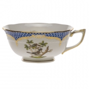 Herend Rothschild Bird Blue Border Tea Cup - Motif 01 (8 Oz)