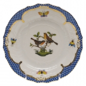 Herend Rothschild Bird Blue Border Bread & Butter Plate - Mo 09 6