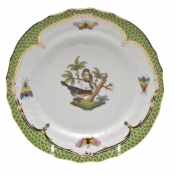 Herend Rothschild Bird Green Border Bread & Butter Plate - Mo 02 6