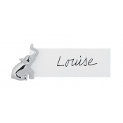 Ercuis Elephant Place Card Holders / Boxed Set 6