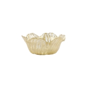 Vietri Rufolo Glass Gold Flower Small Bowl - 5.75"