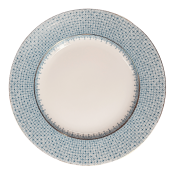 Mottahedeh Turquoise Lace Dinner Plate - 10.25"