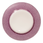 Mottahedeh Plum Lace Dinner Plate - 10.25"