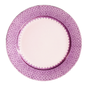 Mottahedeh Plum Lace Bread + Butter Plate - 7.25"