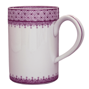 Mottahedeh Plum Lace Mug - 4.25"