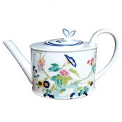 Royal Limoges Paradis Bleu Butterfly Tea Pot
