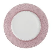 Mottahedeh Pink Lace Dessert Plate - 8.5"