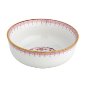 Mottahedeh Pink Lace Dessert Bowl - 4.75"