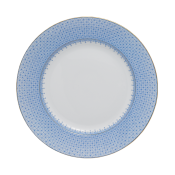 Mottahedeh Cornflower Blue Lace Dessert Plate - 8.5"