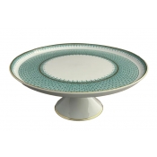 Mottahedeh Green Lace Large Cake Stand