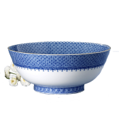 Mottahedeh Blue Lace Round / Bowl - 9"