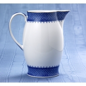 Mottahedeh Blue Lace Pitcher - 7.5"