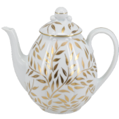 Royal Limoges Olivier Gold Teapot