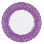 Mottahedeh Plum Lace Service Plate - 12"