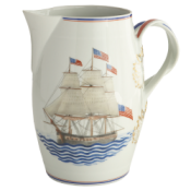 Mottahedeh American Constitution Ship Open Cider Jug