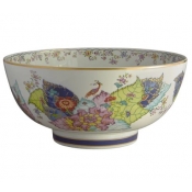 Mottahedeh Tobacco Leaf Presentation Bowl - 15.5"