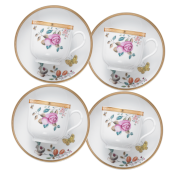 Cup & Saucer - Set 4