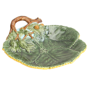 Mottahedeh Leaf Plate with Nuts Single