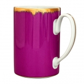 Mottahedeh Chelsea Feather Raspberry Mug - 4.5"