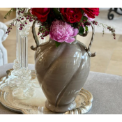 Arte Italica Scavo Twist Urn - Taupe