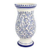 Vietri Scorrimento Blu Tall Vase - 16"