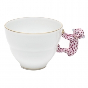 Herend Mug with Monkey Handle - Pink