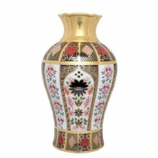 Royal Crown Derby Old Imari Solid Gold Band Arum Lily Vase