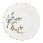 Herend Songbirds Dessert Plate - Blue Jay