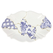 Vietri Storia Baroque Oval Platter - 21.75"
