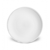 L'Objet Soie Tressee White Dessert Plate