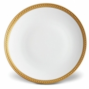 L'Objet Soie Tressee Gold Dinner Plate