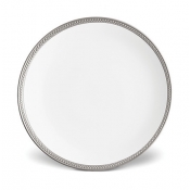 L'Objet Soie Tressee Platinum Dinner Plate