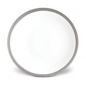 L'Objet Soie Tressee Platinum Dessert Plate