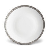 L'Objet Soie Tressee Platinum Bread + Butter Plate
