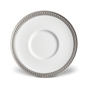 L'Objet Soie Tressee Platinum Saucer