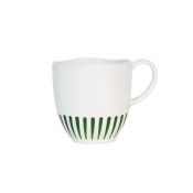 Juliska Sitio Stripe Basil Mug - 13 oz.