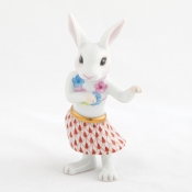 Herend Hula Bunny Rust