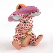Herend Umbrella Bunny - Rust