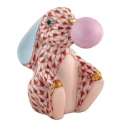 Herend Bubble Gum Bunny - Rust