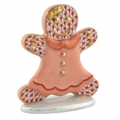 Herend Gingerbread Girl - Rust
