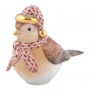 Herend Winter Bird - Rust