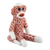 Herend Sock Monkey - Rust