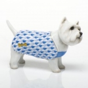 Herend West Highland Terrier - Blue