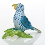 Herend Early Bird Gets the Worm - Blue